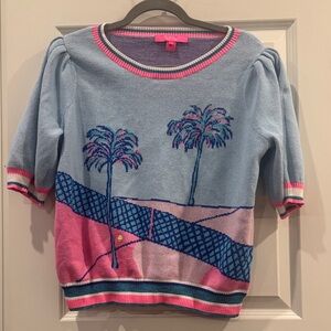 Lilly Pulitzer- Short Sleeve Vivie Tennis Sweater